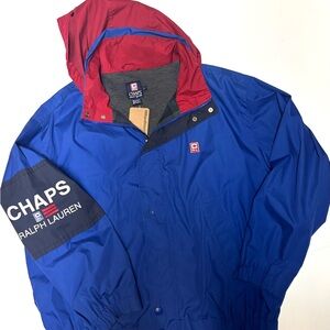 Ralph Lauren Blue and Red Windbreaker vintage